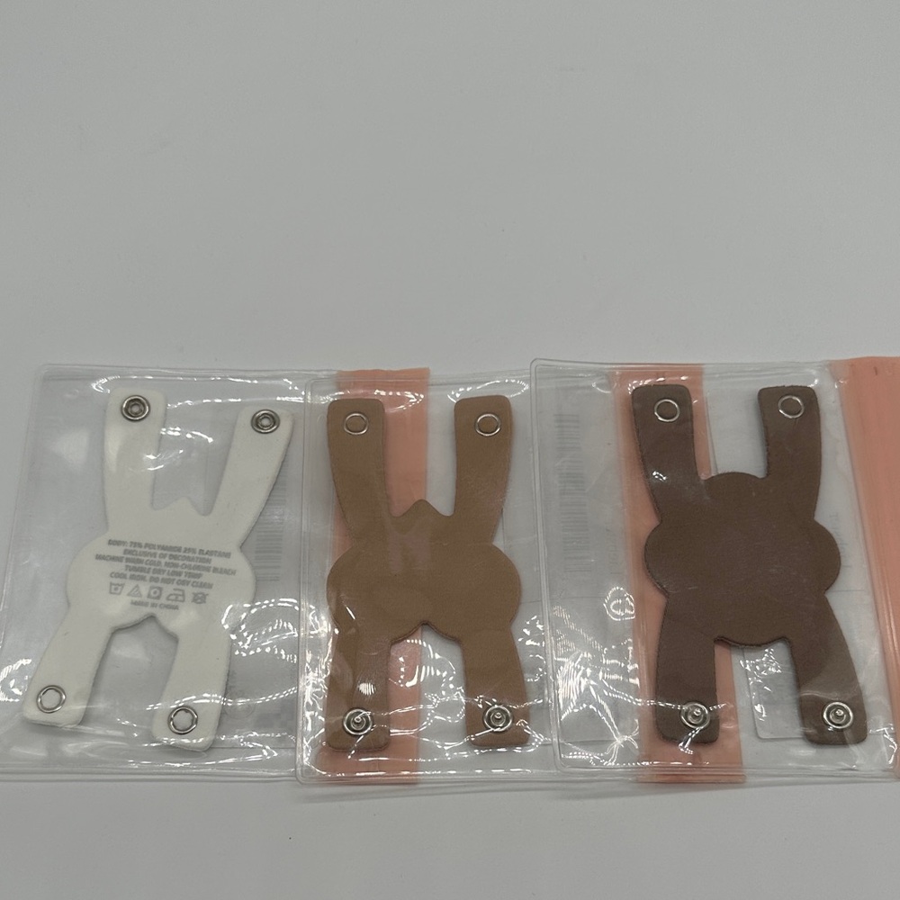 Set of Three Shaped Bodysuit Extenders